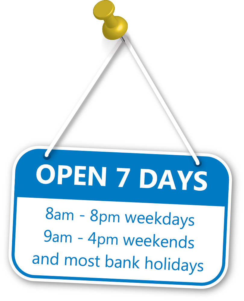 Open 7 Days Logo