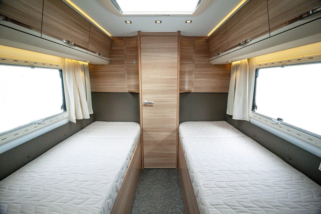2 Fixed Single Beds (low)