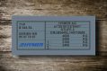 hymer motorhome weight plate