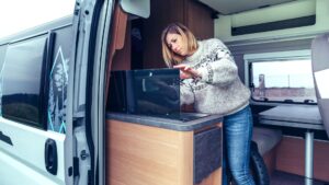 Motorhome Kitchen Cleaning