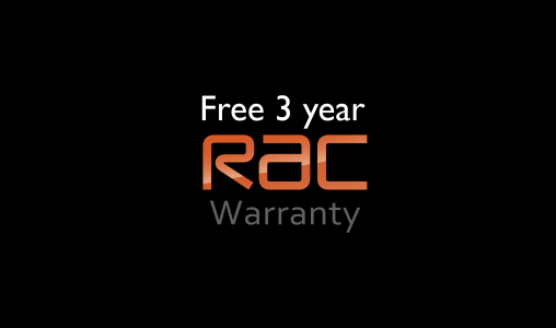 Free 3 Year RAC Warranty